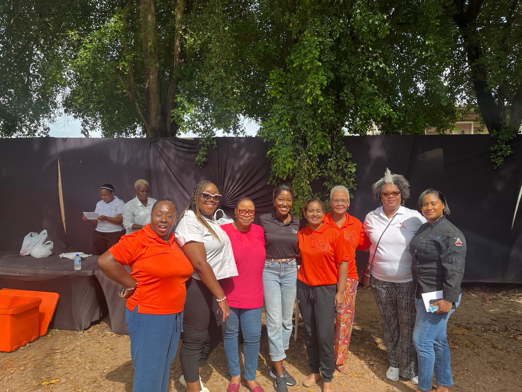 Group photo of the board of directors and speakers at an Arouca Soul Kitchen event in Trinidad Group photo of the board of directors and speakers at an Arouca Soul Kitchen event in Trinidad
